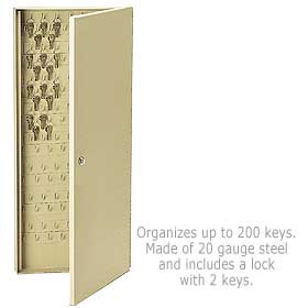 Key Cabinet With (2) Keys