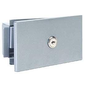 Key Keeper Recessed Mounted Aluminum Finish Private Access With