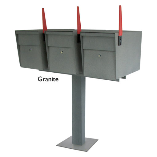 3 Mail Boss with surface mount Granite