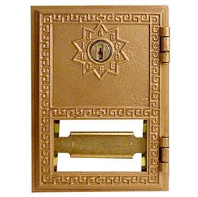 #1 Door Replacement Door For Brass Mailboxes With (2) Keys