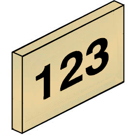 Custom Window Engraving For Brass Mailbox Doors On Tan Plastic
