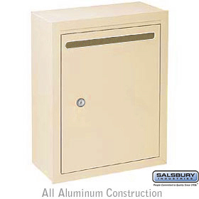 Letter Box Standard Surface Mounted Sandstone Private Access Wit