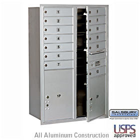 4C Horiz Mb 13 Mb1 Doors / 1 Pl5 & 1 Pl6 Double Column Aluminum
