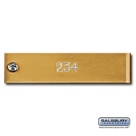 Custom Engraving Regular For Gold 4C Horizontal Mailboxes And Pa