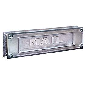 Mail Slot Deluxe Solid Brass Chrome Finish