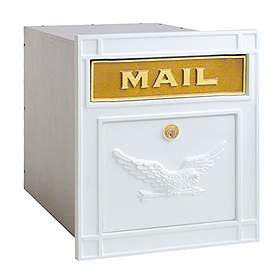 Column Mailbox Locking White Eagle Door