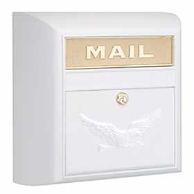 Modern Mailbox White Eagle Door