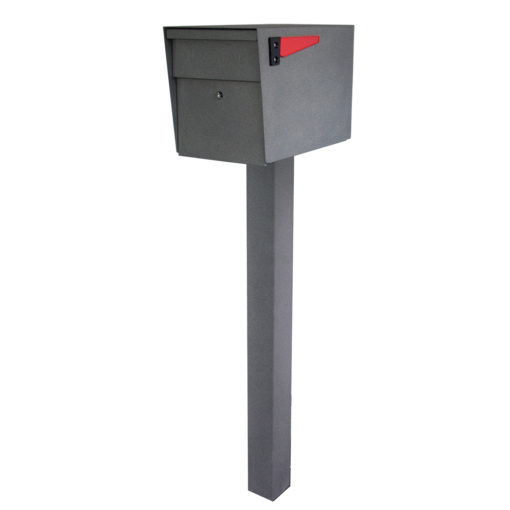 Mail Boss with in-Ground Post Granite
